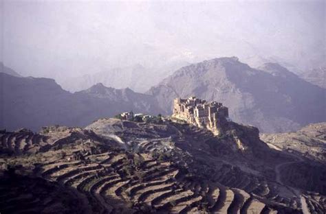 Photo Of Yemen Haraz Mountains 90 Km To The West Of Sanaa Village
