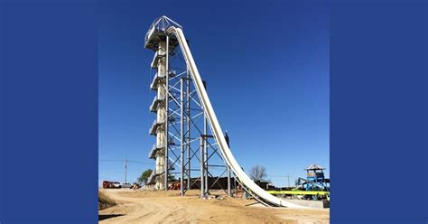 Worlds Tallest Waterslide Gets Set To Soak And Scare Thrillseekers