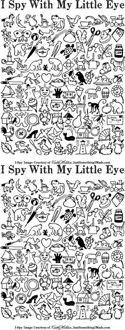 Free Printable Eye Spy Sheets