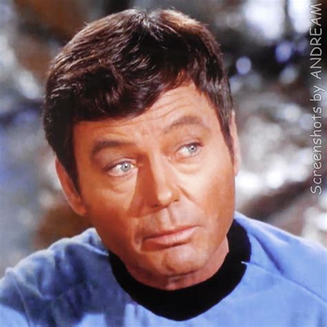 Deforest Kelley As Dr Mccoy Star Trek 1968