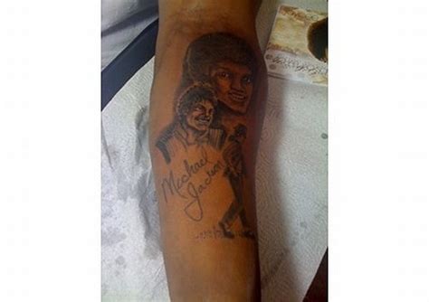 Kelaran Raine Michael Jackson Tattoo