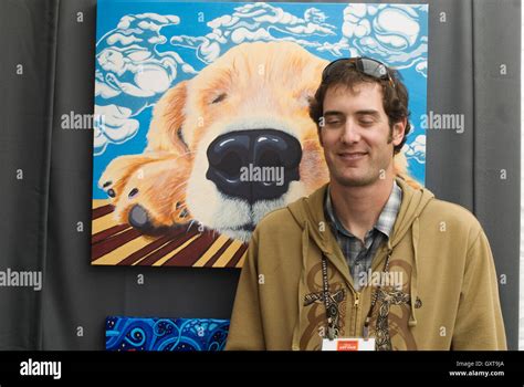 Artist Phil Lewis During Art Festival At 29th Street Mall In Boulder