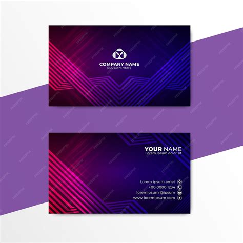 Premium Vector Stylish Business Card Design Vector Creative Business