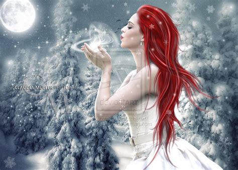 Snow White By Claudiamueller Deviantart Com On Deviantart Winter Fairy