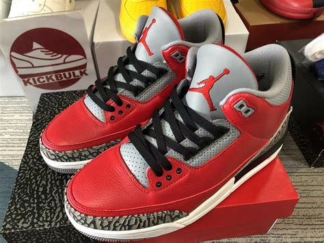 Air Jordan 3 Retro Se Unite Fire Red Ck5692 600 Kickbulk Sneaker Shoes