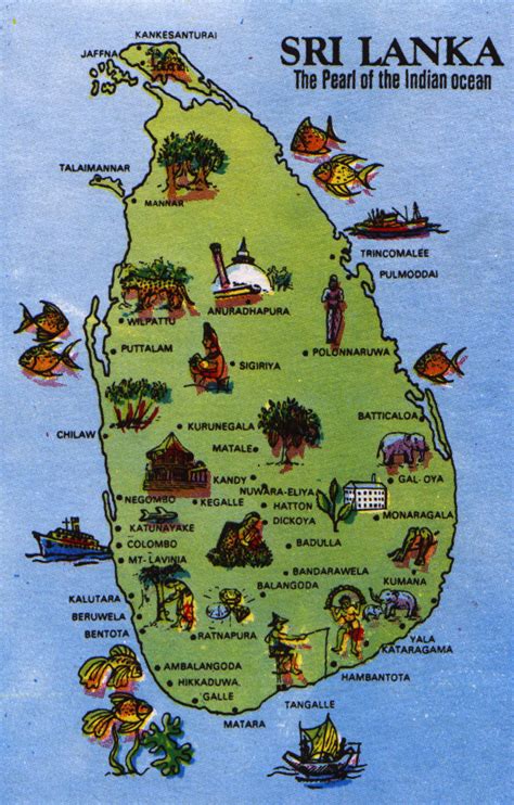 Sri Lanka Travel Guide Maps