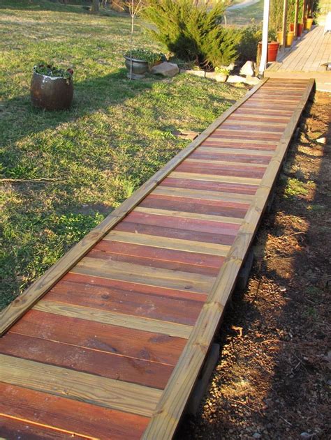 How To Build A Wood Walkway Builders Villa