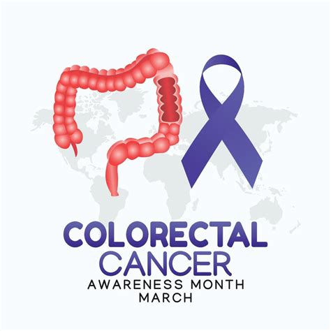 Colorectal Cancer Awareness Month Vector Illustration 5480416 Vector