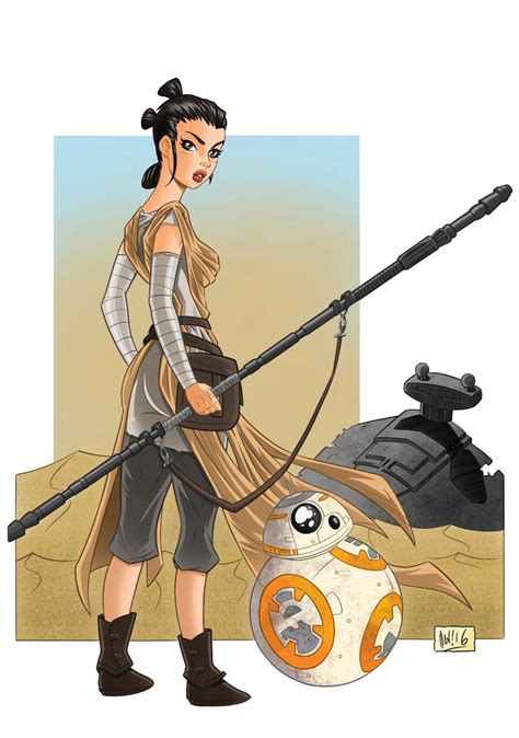 Rey And Bb8 By Danidocampo On Deviantart