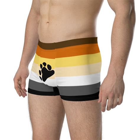 65 MCMLXV Men S LGBT Bear Pride Flag Boxer Briefs Etsy