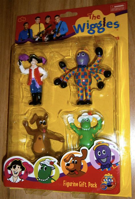 Wiggles Figurines 4 Pack Bnib Feathersword Dorothy Wags Henry Rare