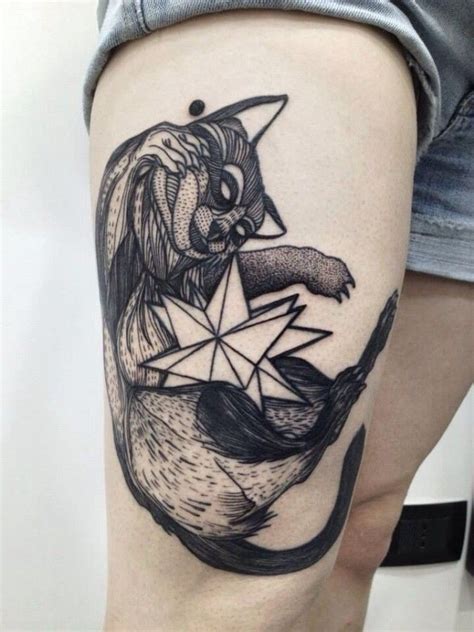 Lovely Raccoon Tattoo By Michele Zingales › Tattoo