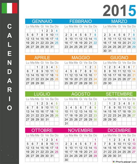 Italian Calendar Designs Calendario 2015 Elsoar