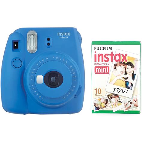 Fujifilm Instax Mini 9 Instant Camera Cobalt Blue Film Online At Best