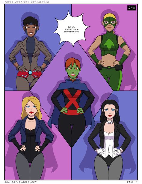 Young Justice Supergreen Porn Comics Comixhub