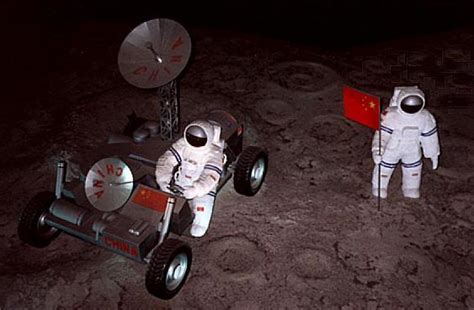 No vehicle has touched the moon since 1976. Chinese Lunar Base