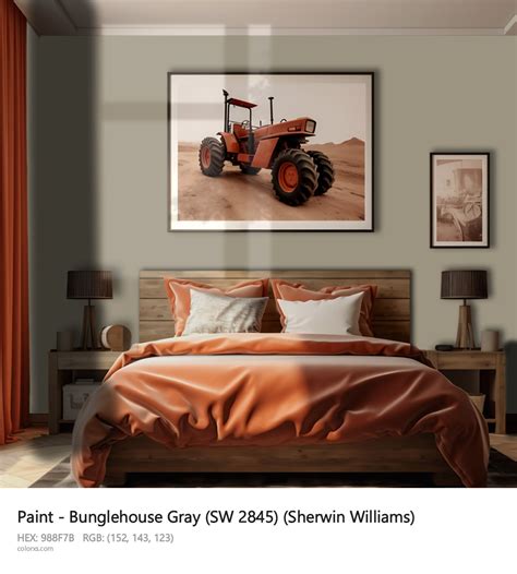 Sherwin Williams Bunglehouse Gray SW 2845 Paint Color Codes Similar