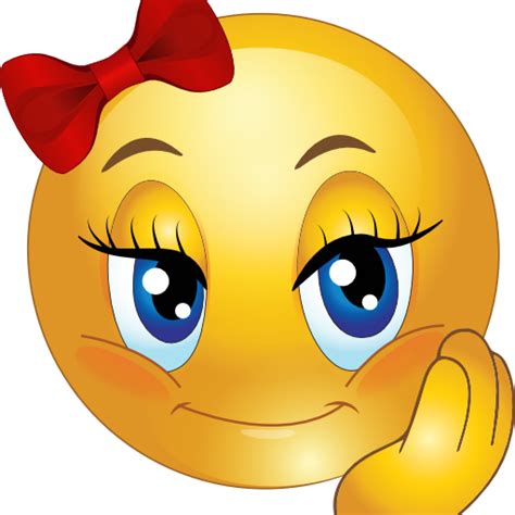 Smileys Clipart Girl Smiley Clipart Free Clipart Pretty Emoji Png