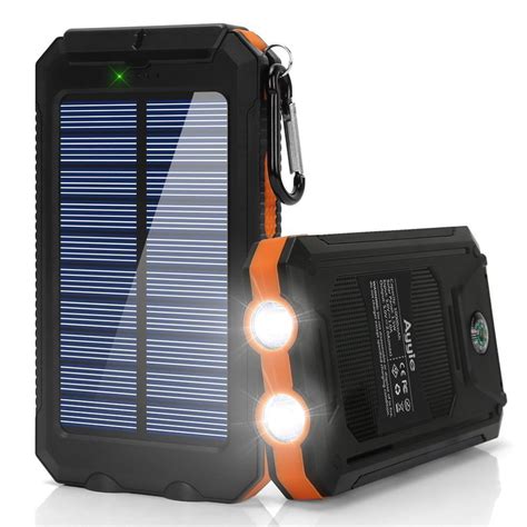 Solar Charger10000mah Solar Power Bank Portable External Backup