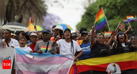 south africa johannesburg pride marches for lgbtq ugandans after anti gay law passed times