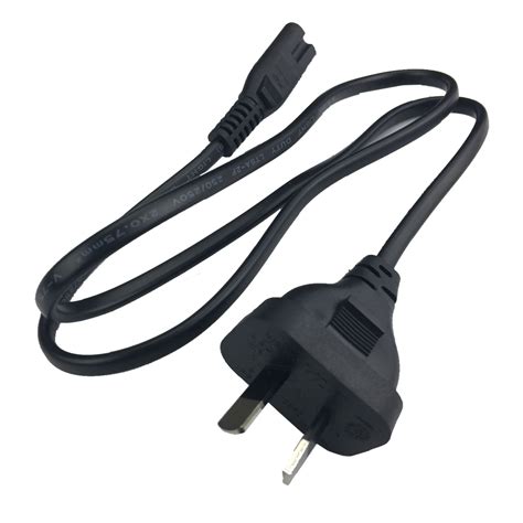 Au Ac Nz Mains Power Cable 2 Pin To Figure 8 Iec C7 Plug Power Cord