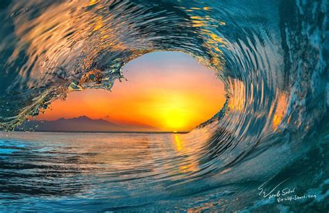 Shorebreak By Vitaly Sokol On Deviantart No Wave Blue Sunset Sunset