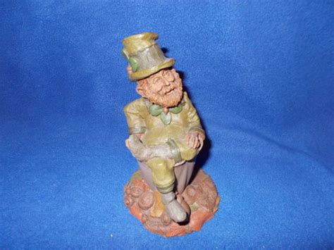 Tom Clark Gnome Figurine Leprechaun Mccormick Dated 1990 Ebay
