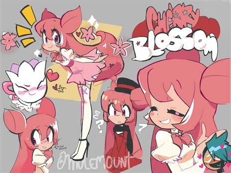Cherry Blossom Cookie Cookie Run Character Design Character Art
