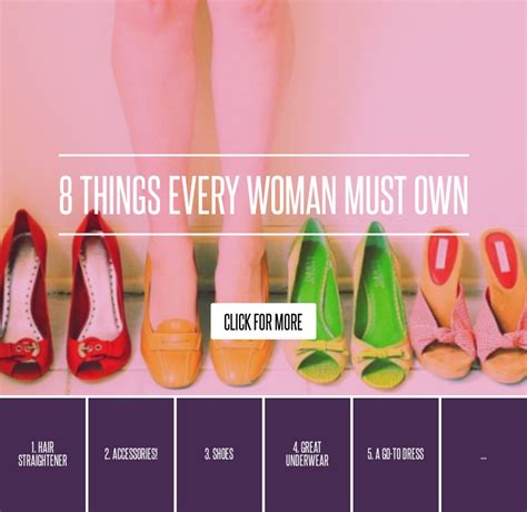 8 Things Every Woman Must Own Lifestyle