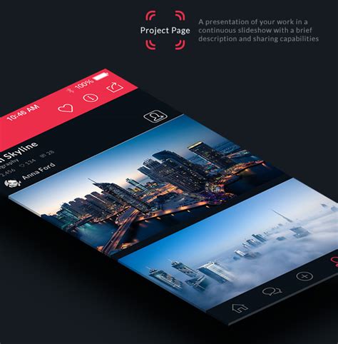 Mobile App Design Inspiration Behance Plus Designbeep
