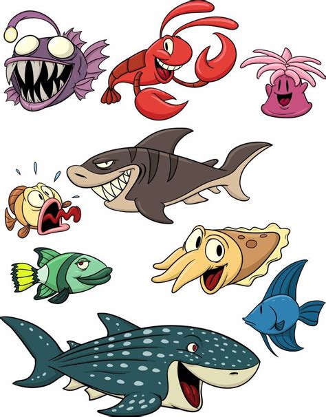 Dibujos Para Colorear De Animales Acuaticos Y Terrestres - dibujos para
