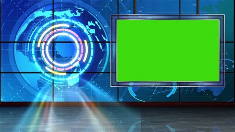 Create Authentic Effects With News Background Green Screen For Your Broadcasting Needs