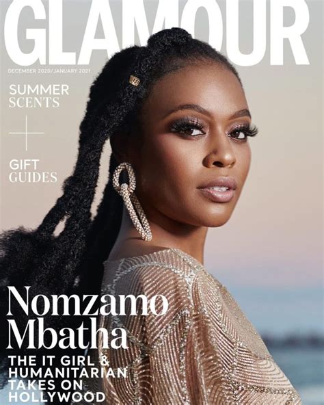 Nomzamo Mbatha Served SkinGoals On The New Glamour South Africa Cover