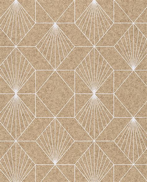 Halcyon Neutral Geometric Wallpaper Wallpaper And Borders The Mural Store