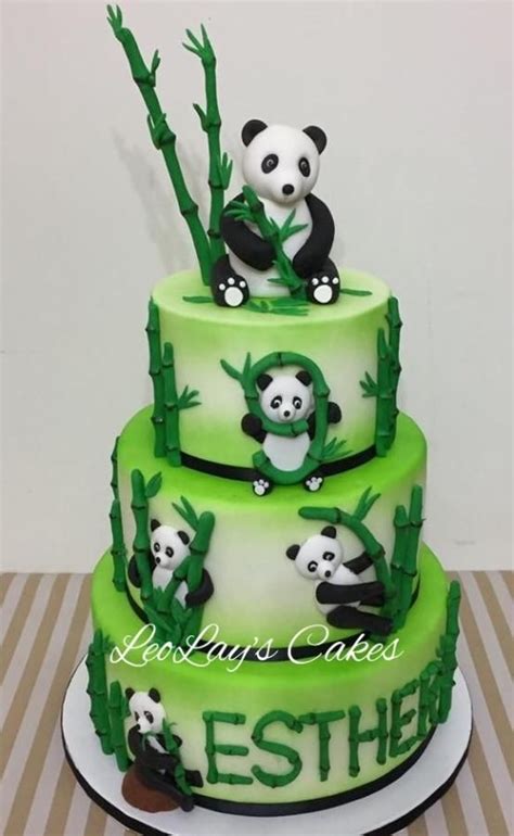 Cute Pandas Panda Birthday Cake Panda Bear Cake Panda Cakes