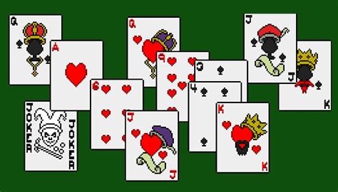 Pixel Art Playing Cards Gamedev Market