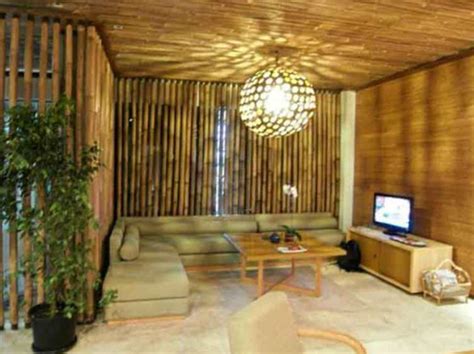 membuat rumah minimalis  bahan bambu desain rumah unik