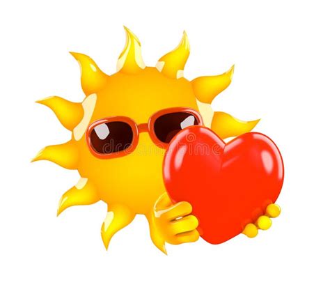 3d Sun Love Stock Illustration Image 39435154