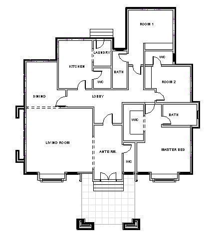 Bedroom Flat Floor Plan In Nigeria Pinoy House Designs