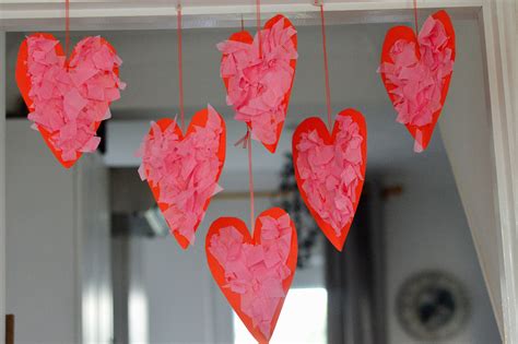 Valentines Hanging Hearts Hanging Hearts Shaped Cards Valentines