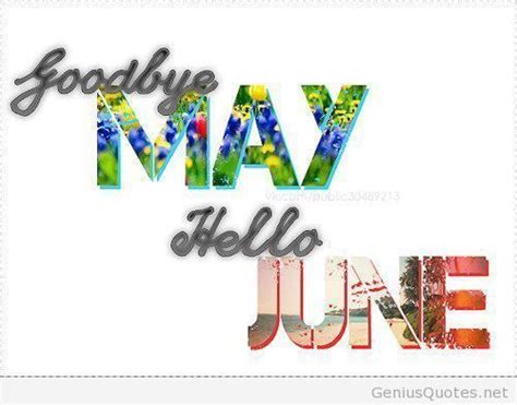 Goodbye May And Hello June Sayings Instagram Hello June Photos For