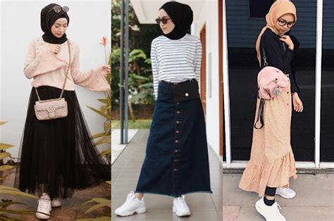 3 Rekomendasi Rok Hijab Kekinian Yang Bikin Tampilanmu Makin Modis Cewekbanget