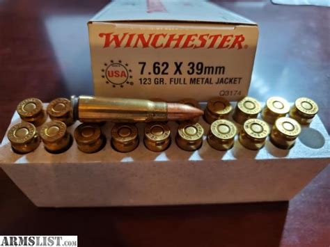 Armslist For Sale Winchester 762x39 123gr Fmj