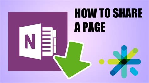 How To Share A Onenote Page Youtube