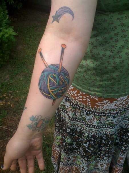 60 Best Knitting Tattoos