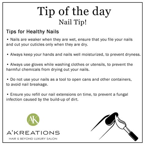 Tips For Healthy Nails Akreations Hair And Beyond Luxury Salon