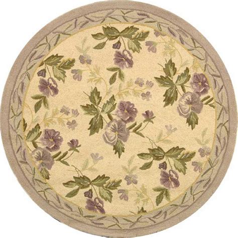 Safavieh Chelsea Ivory 3 Ft X 3 Ft Round Area Rug Hk54a 3r The Home