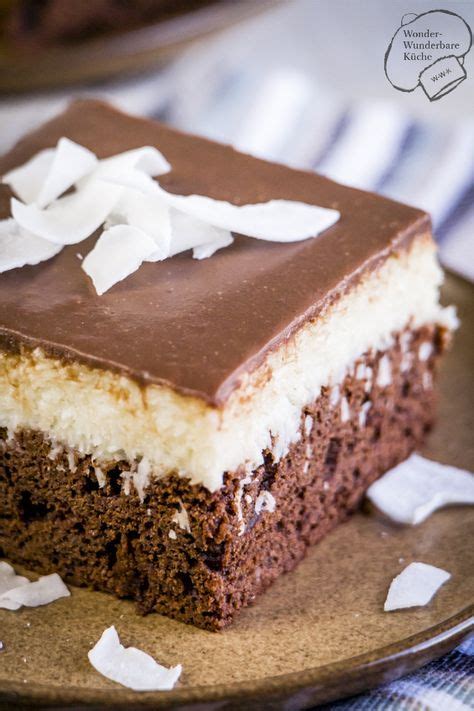Check spelling or type a new query. Super schokoladiger Kokos-Schokoladen-Kuchen vom Blech ...