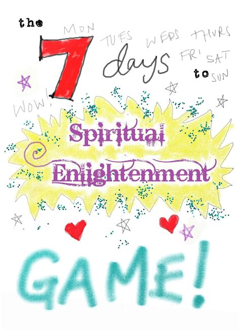 The 7 Days To Spiritual Enlightenment Game — Francis Briers