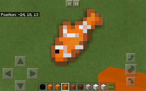 Minecraft Fish Pixel Art